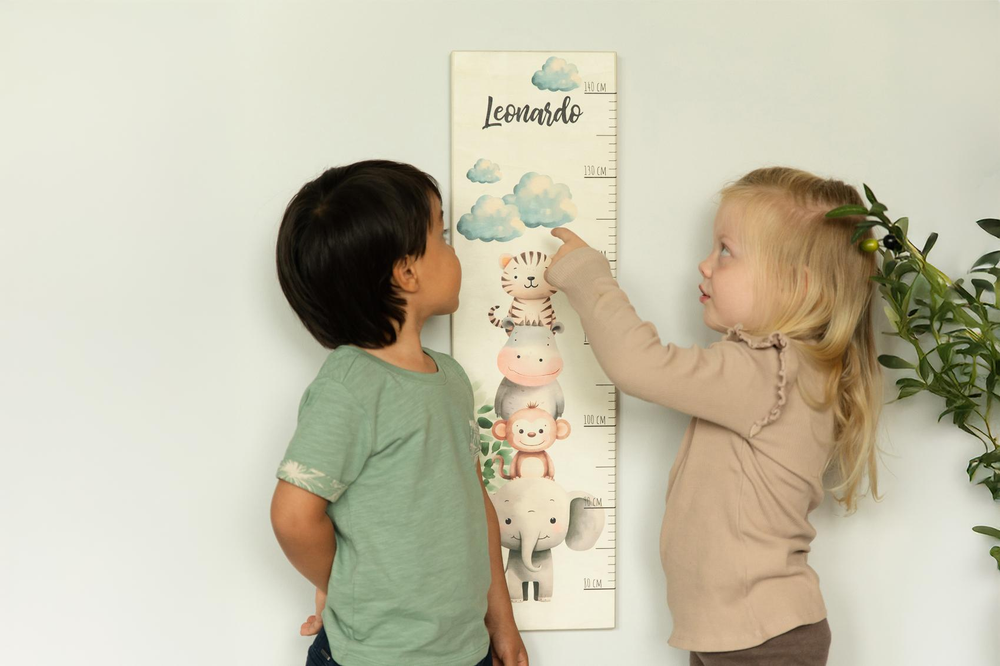 Messlatte Kinder Holz