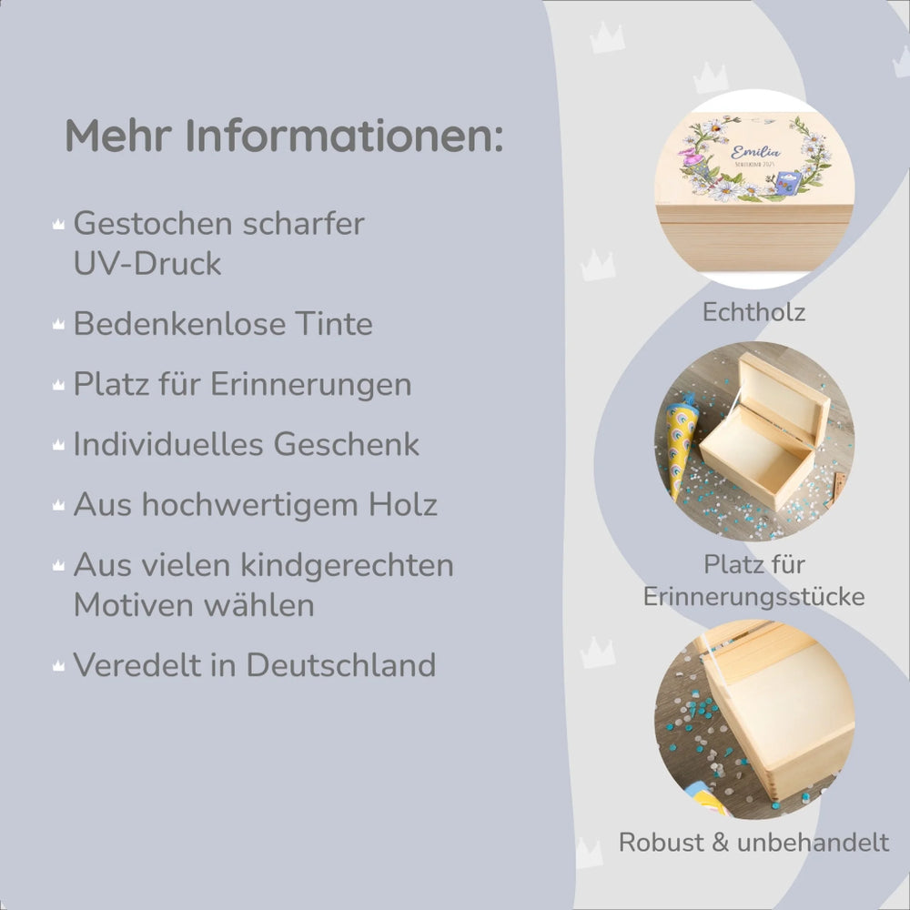 Erinnerungsbox Einschulung Schultüte - Muckelmeister