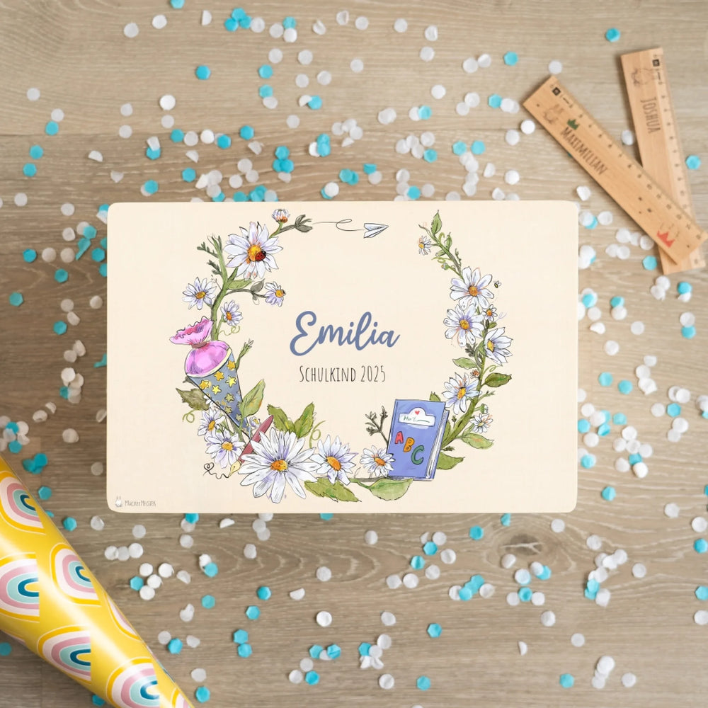 Erinnerungsbox Einschulung Schultüte - Muckelmeister