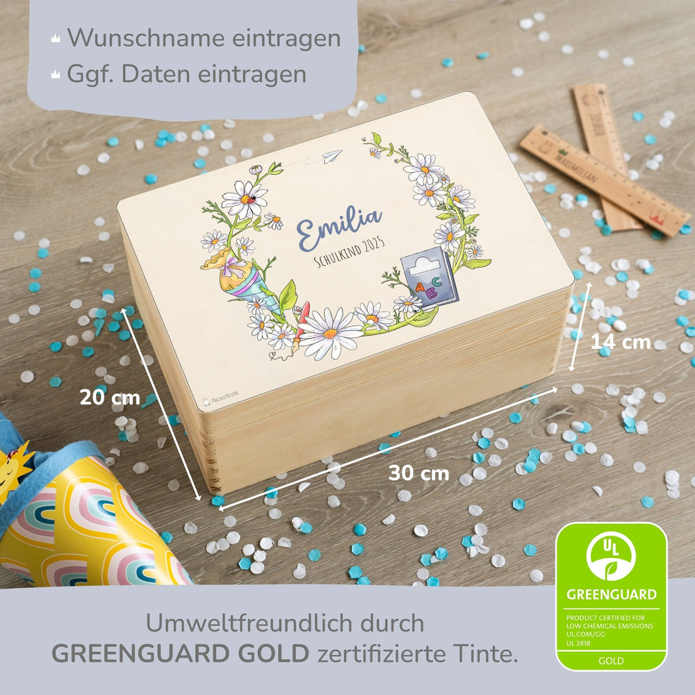 Erinnerungsbox zur Einschulung - Muckelmeister