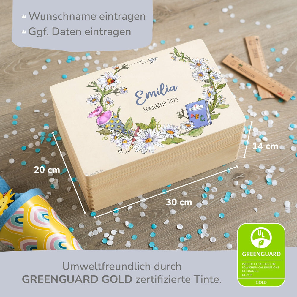 Erinnerungsbox Einschulung Schultüte - Muckelmeister