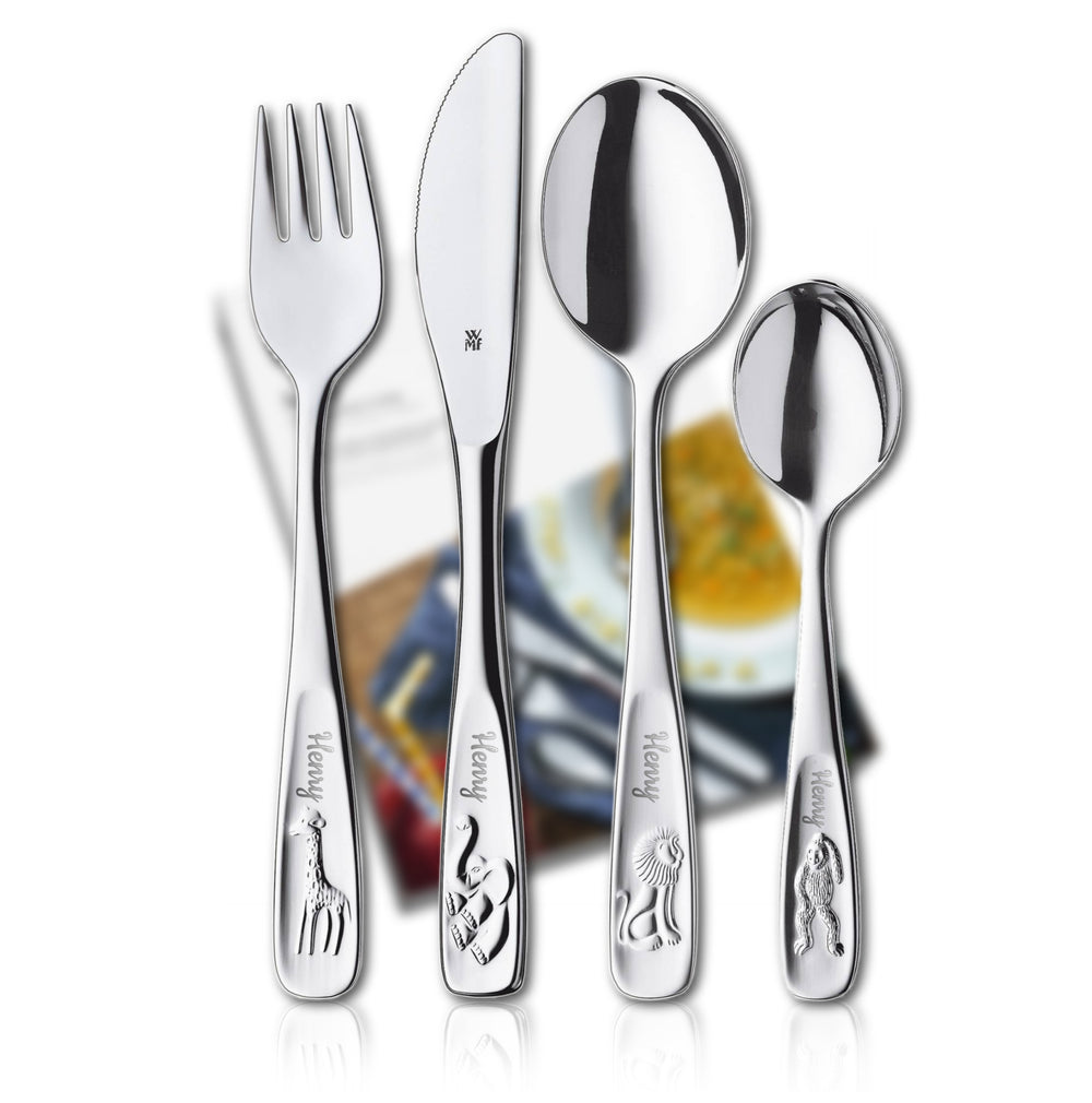 WMF Kinderbesteck mit Gravur Tiere - Muckelmeister
