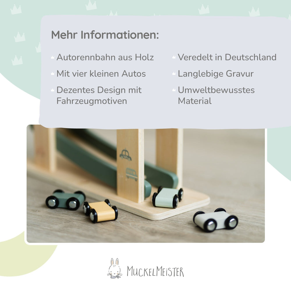Autorampe aus Holz - On The Go - Muckelmeister