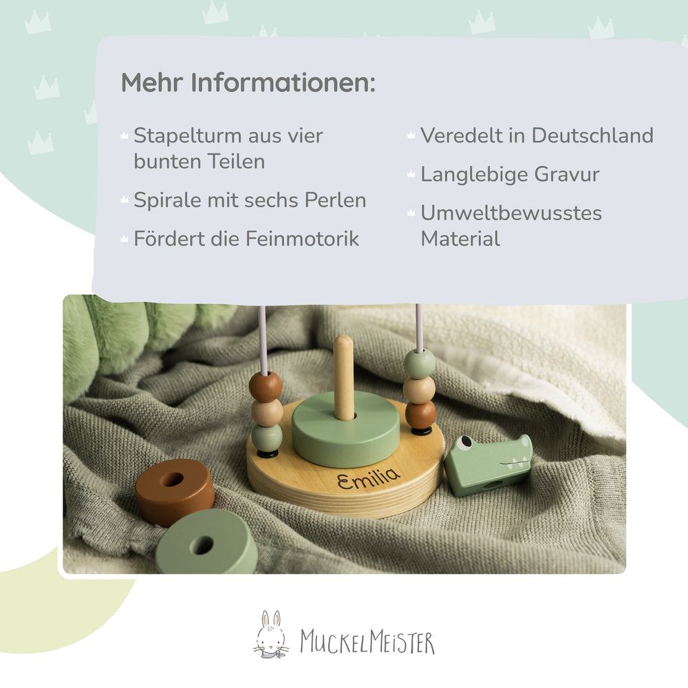 Holzspirale Jungle Jambo - Croco - Muckelmeister