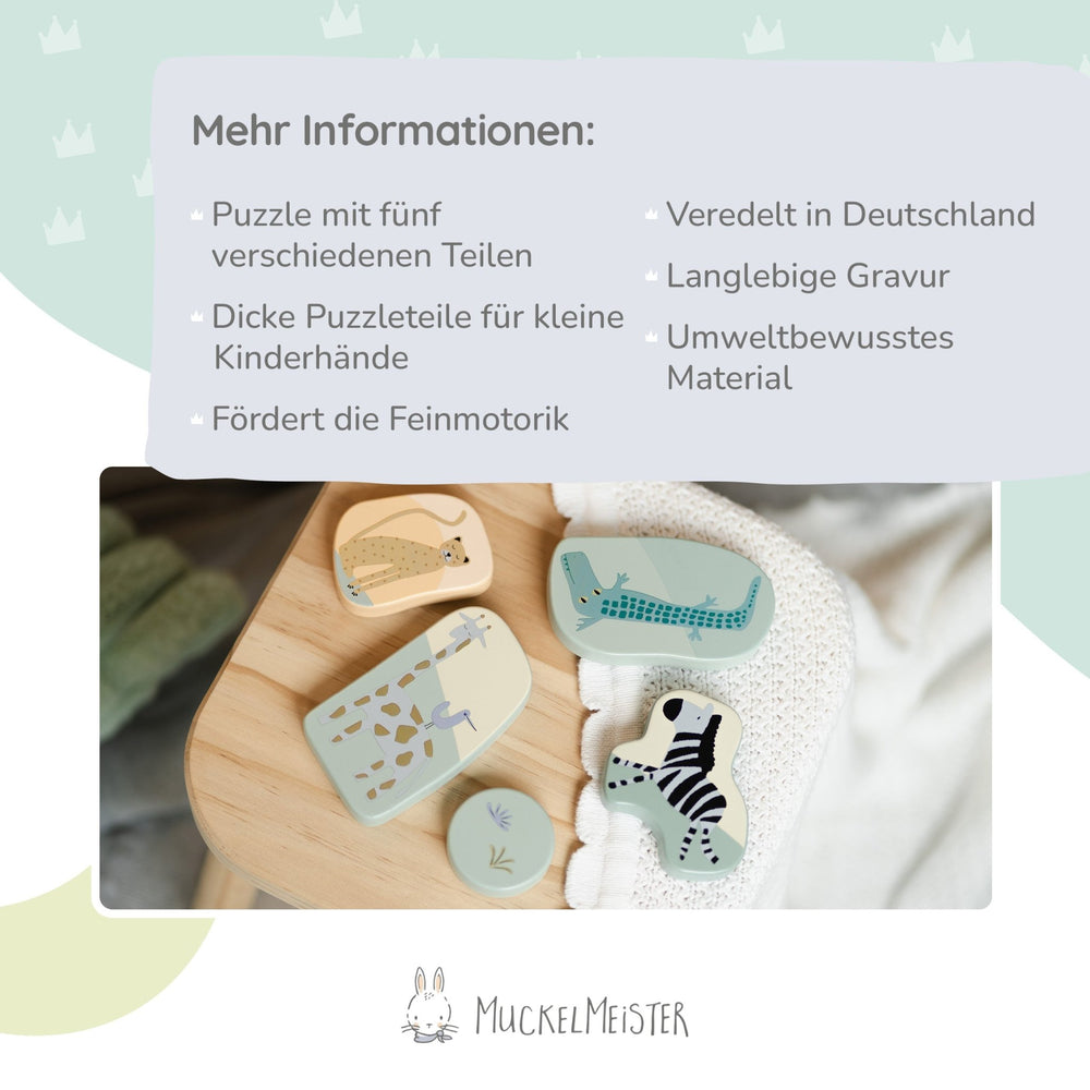 Puzzle aus Holz - Jungle Jambo - Muckelmeister
