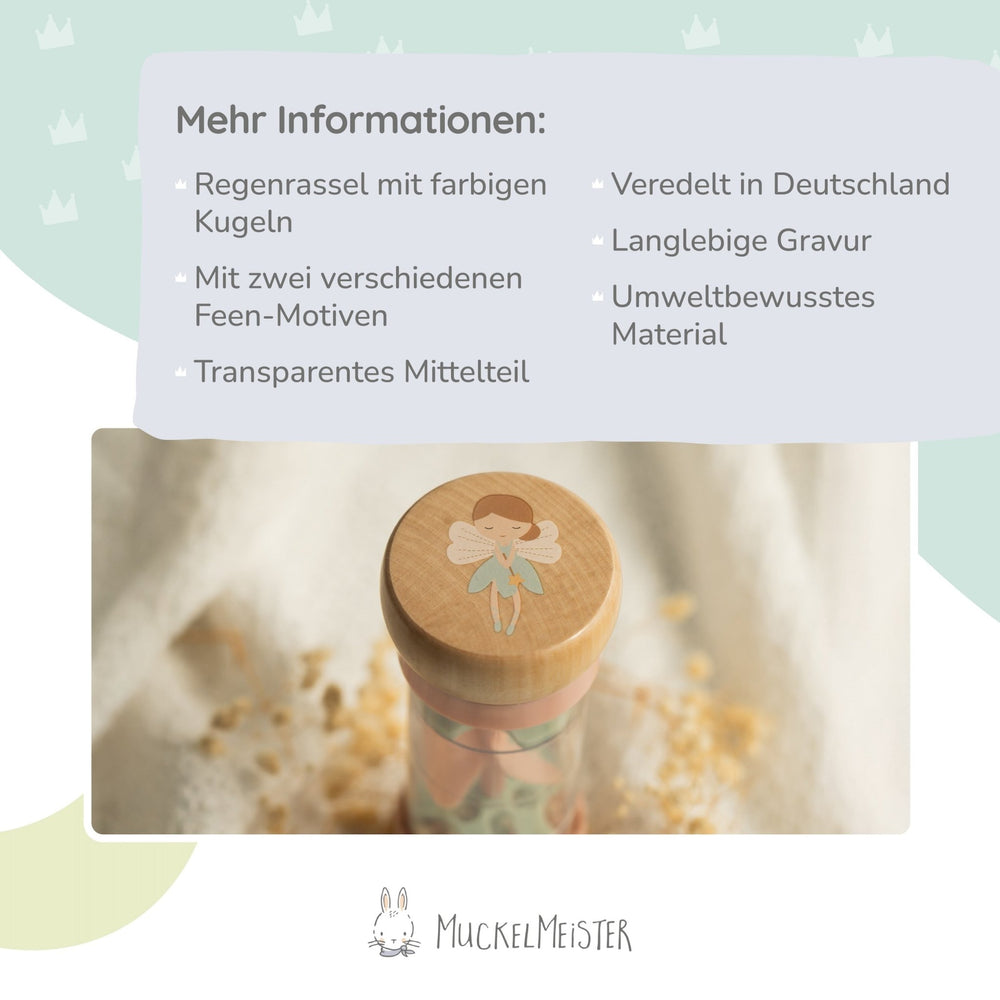 Regenmacher - Holz On The Go - Rosa - Muckelmeister