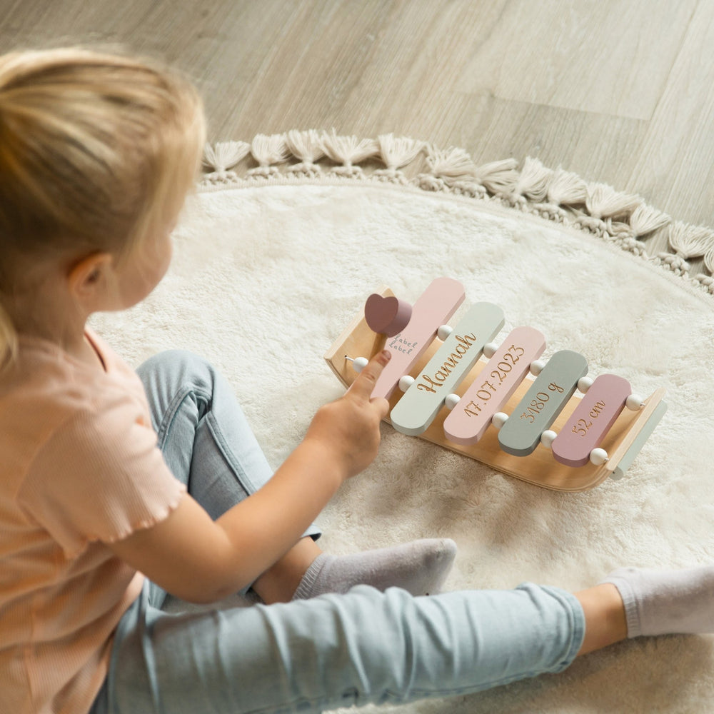 Xylophone aus Holz - Pink - Muckelmeister