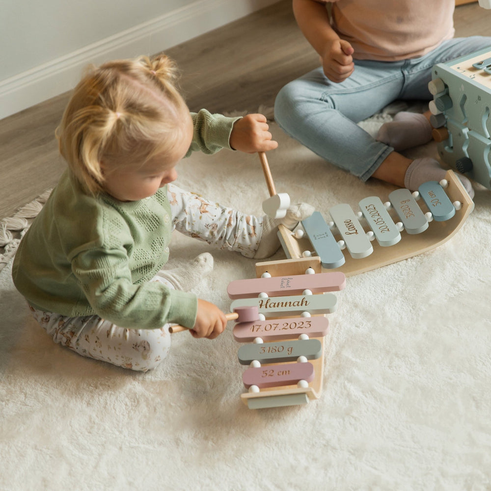 Xylophone aus Holz - Blau - Muckelmeister