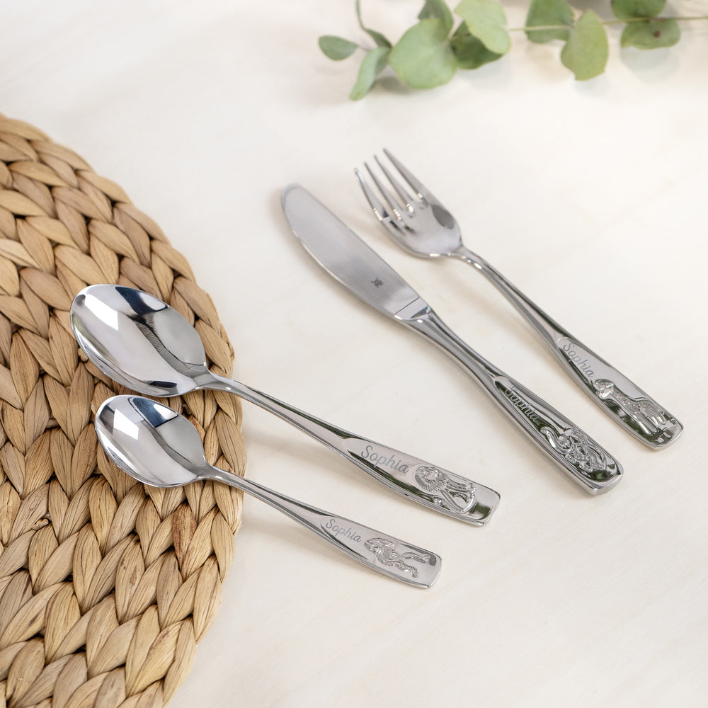 WMF Kinderbesteck mit Gravur Tiere - Muckelmeister