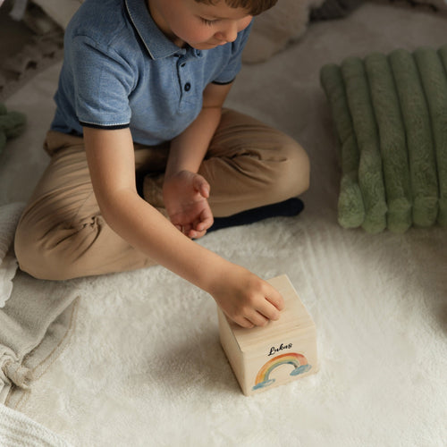 Spardose Personalisiert Regenbögen Boho