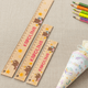 Personalisiertes Holz-Lineal mit Namen – Katzen Ballerina Prinzessin - Muckelmeister