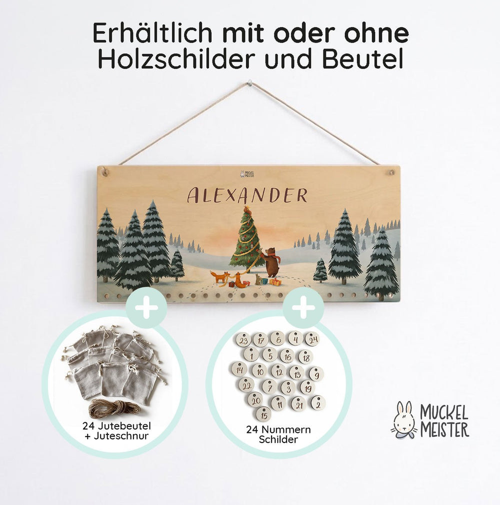 Adventskalender personalisiert - 