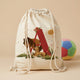 Personalisierter Turnbeutel mit Namen aus Baumwolle – Pferdewiese - Muckelmeister