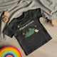 Personalisiertes Kinder T-Shirt mit Namen – Cooles Skateboard Krokodil - Muckelmeister