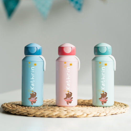 Mepal Trinkflasche Personalisiert - Ballerina Fee Katze