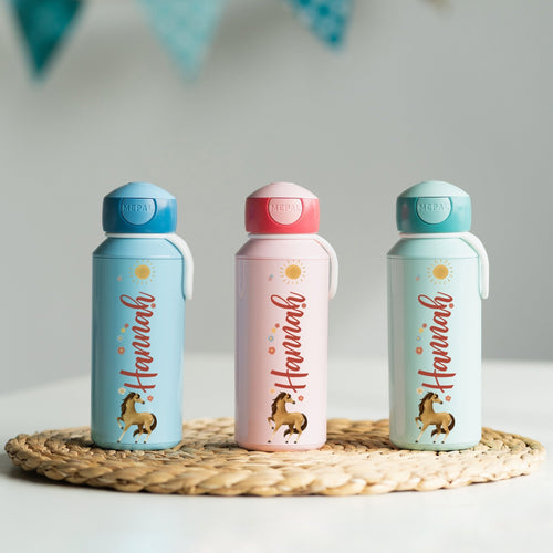 Mepal Trinkflasche Personalisiert - Pferdewiese