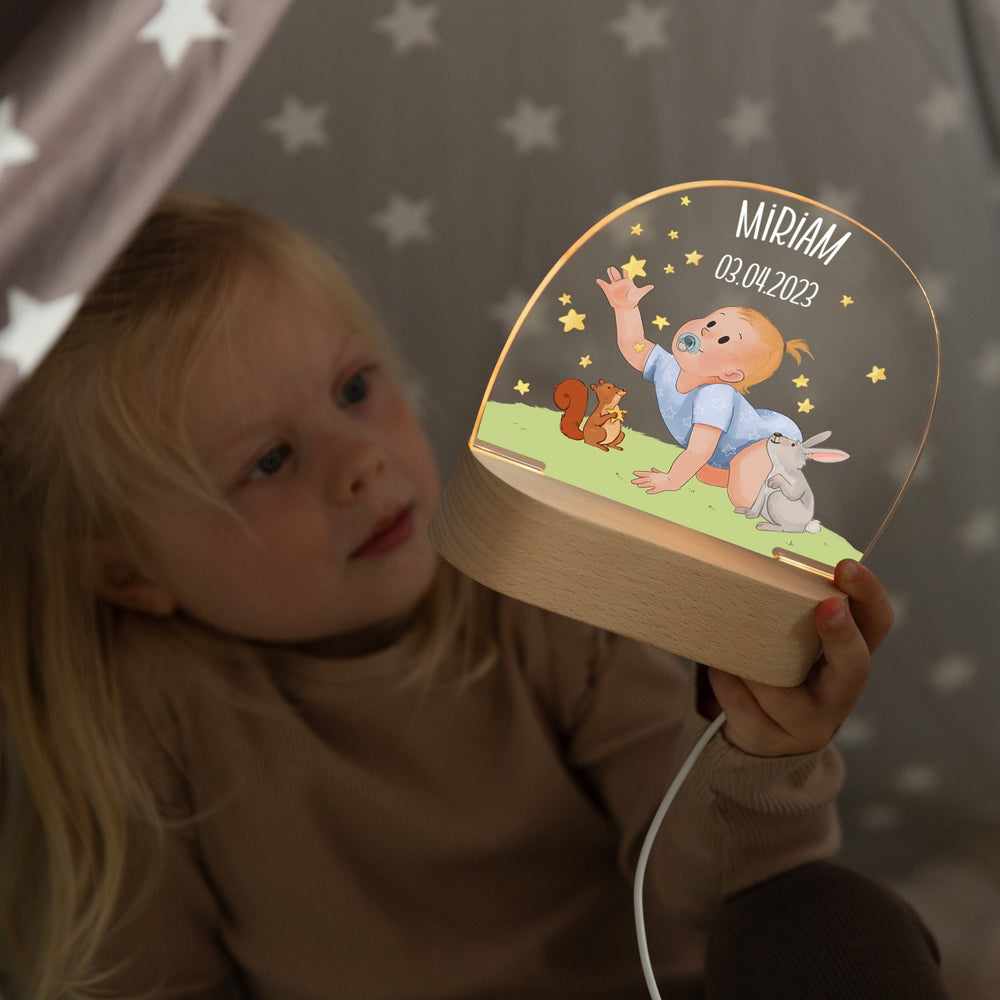 LED Nachtlicht Kinder personalisiert - 