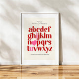 Personalisiertes Poster "I love you" - Valentinstag - Muckelmeister