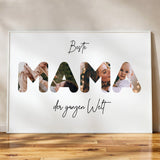 Personalisiertes Fotoposter "Mama" - Muckelmeister