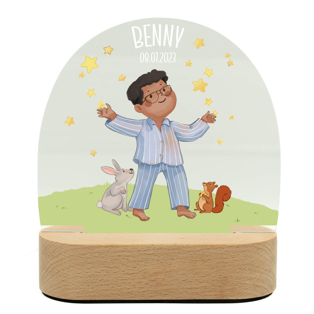 LED Nachtlicht Kinder personalisiert - 