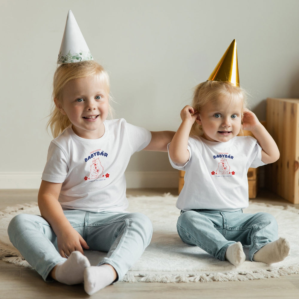 Klassischer Babystrampler und Klassisches T-Shirt kurzärmlig - Unser kleiner Babybär - Muckelmeister