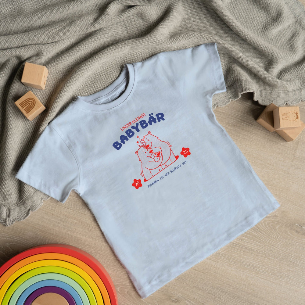 Klassischer Babystrampler und Klassisches T-Shirt kurzärmlig - Unser kleiner Babybär - Muckelmeister