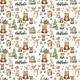 Personalisierter Bettbezug - Bettdecke 100x135cm - Waldfreunde Bettwäsche - Muckelmeister