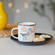 Personalisierte Emaille Tasse - Valentinstags Post Taube - Muckelmeister