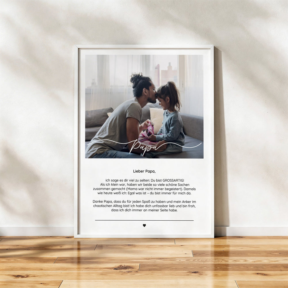 Personalisiertes Fotoposter 