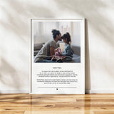 Personalisiertes Fotoposter "Liebe Worte" - Muckelmeister