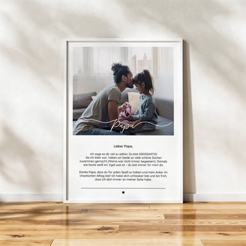 Personalisiertes Fotoposter 