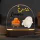 LED Nachtlicht personalisiert - Halloween Geist - Muckelmeister