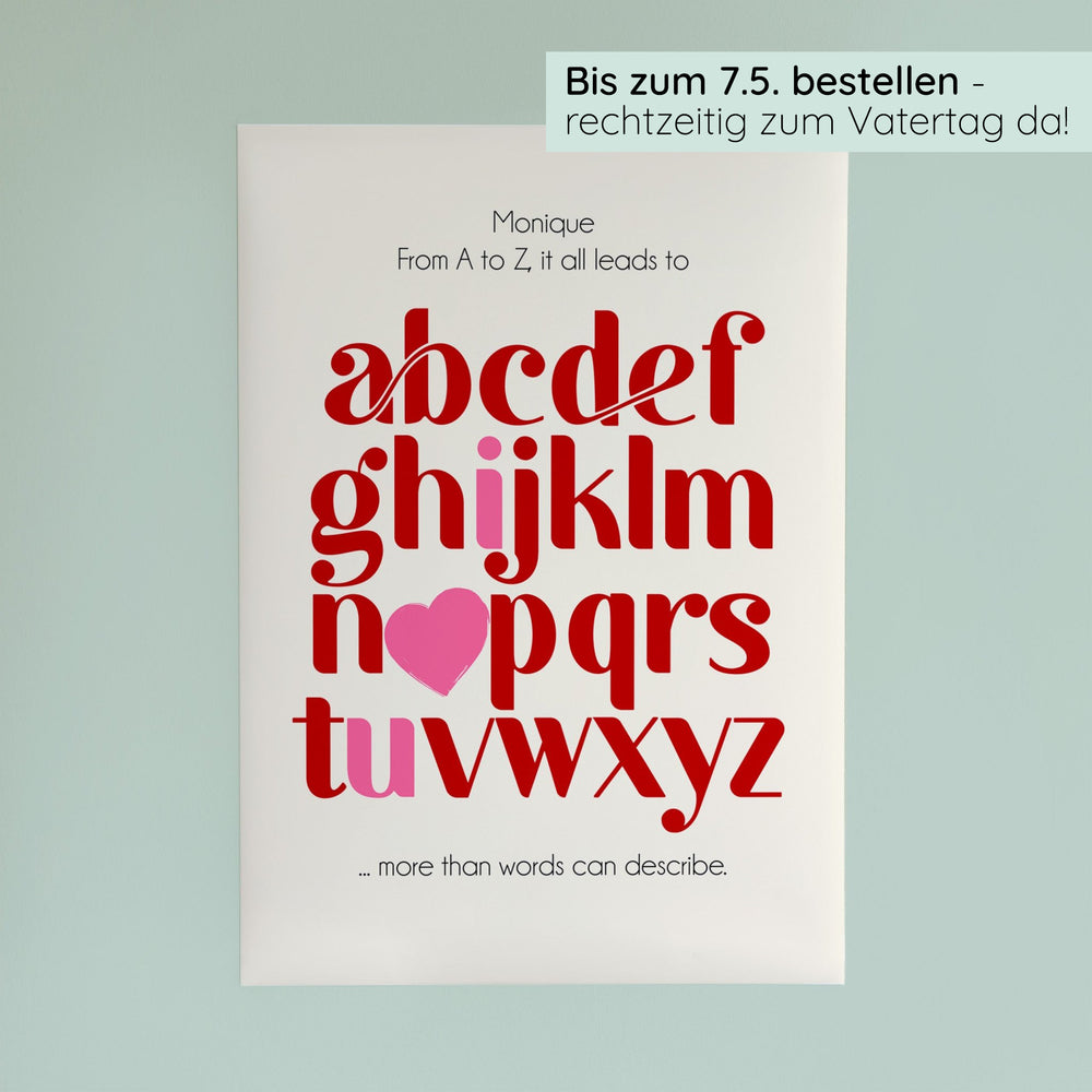 Personalisiertes Poster 
