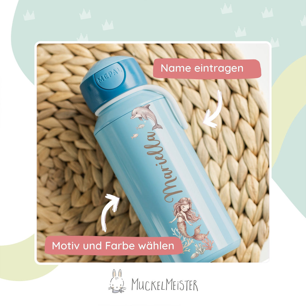 Mepal Trinkflasche Personalisiert - Meerjungfrau - Muckelmeister