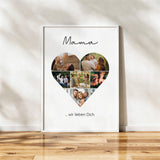Personalisiertes Poster "Mama Fotoherz" - Muckelmeister