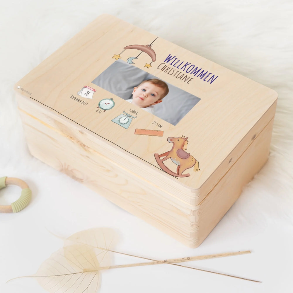 Erinnerungsbox Baby Daten - Muckelmeister