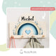 Personalisierte Messlatte + Garderobe 