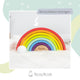 Montessori Spielzeug - Regenbogen Holzbausteine mit Kugel - Muckelmeister