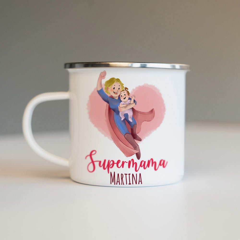 Personalisierte Emallie Tasse - 