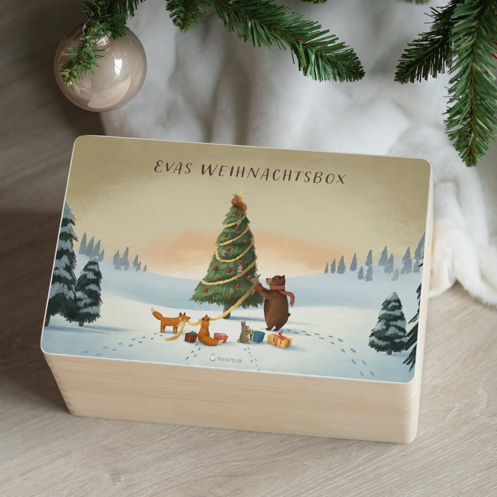 Weihnachtskiste personalisiert - 