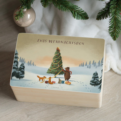 Weihnachtskiste personalisiert - 