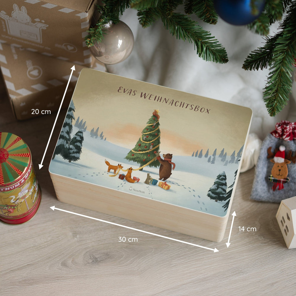 Weihnachtskiste personalisiert - 
