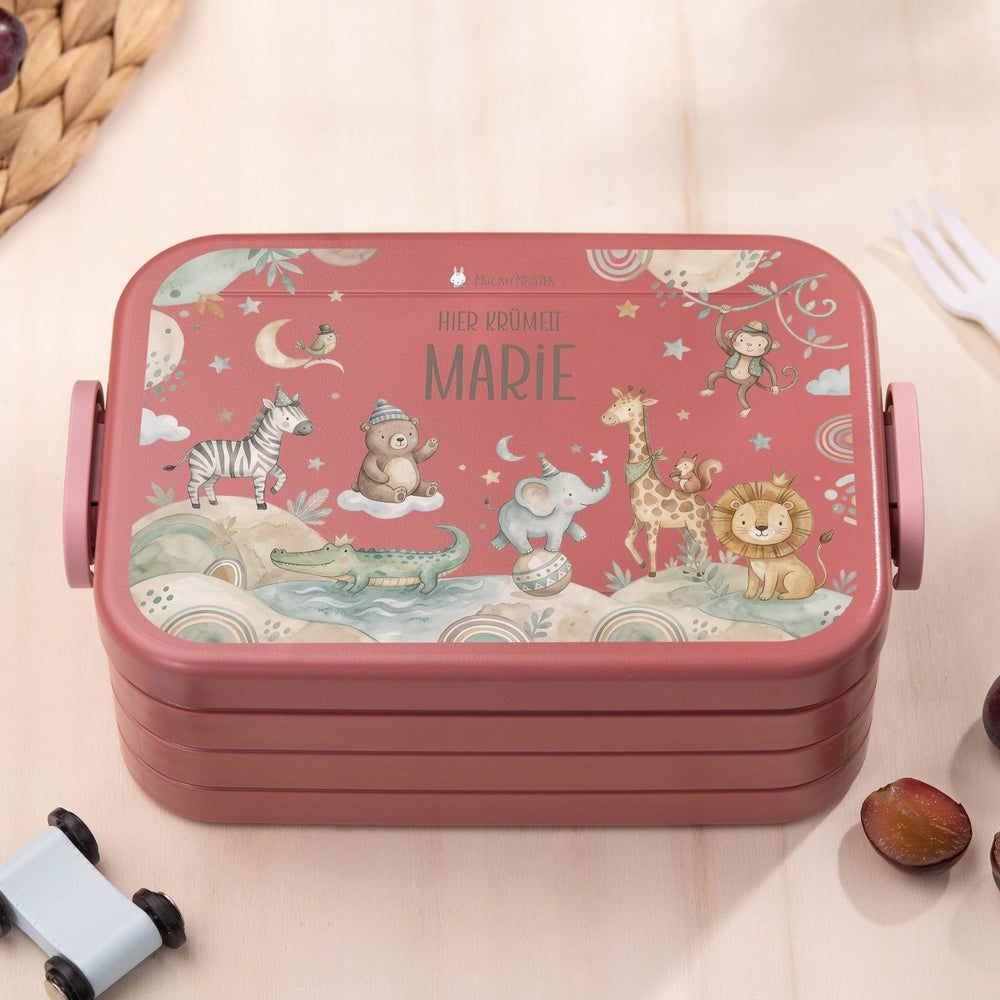 Mepal Brotdose Personalisiert - Take a Break - Zoo - Muckelmeister