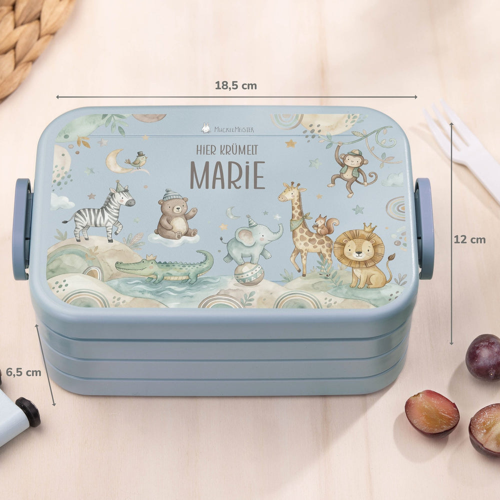 Mepal Brotdose Personalisiert - Take a Break - Zoo - Muckelmeister