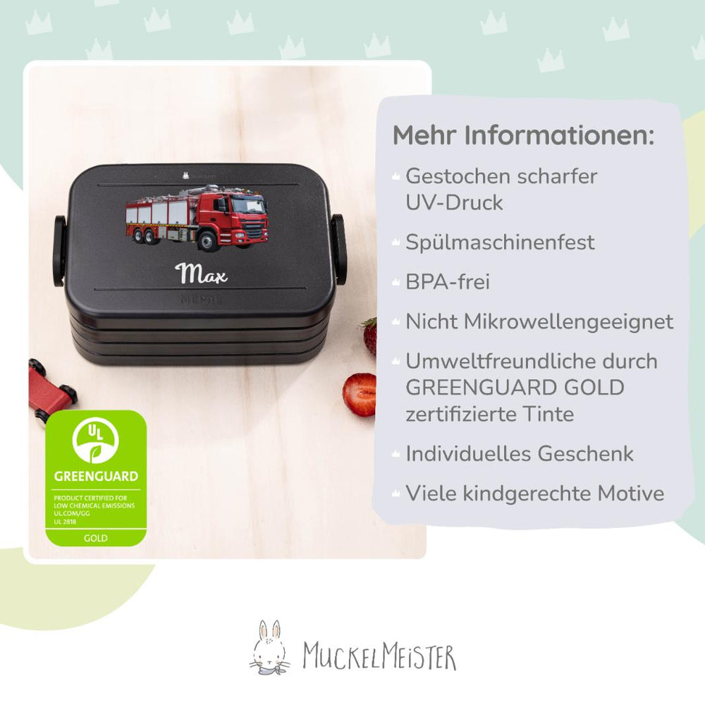 Mepal Brotdose Personalisiert - Take a Break - Feuerwehr - Muckelmeister