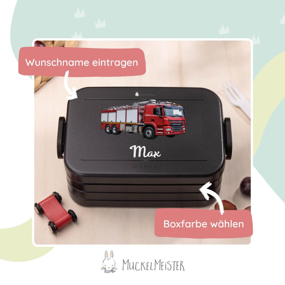 Mepal Brotdose Personalisiert - Take a Break - Feuerwehr - Muckelmeister