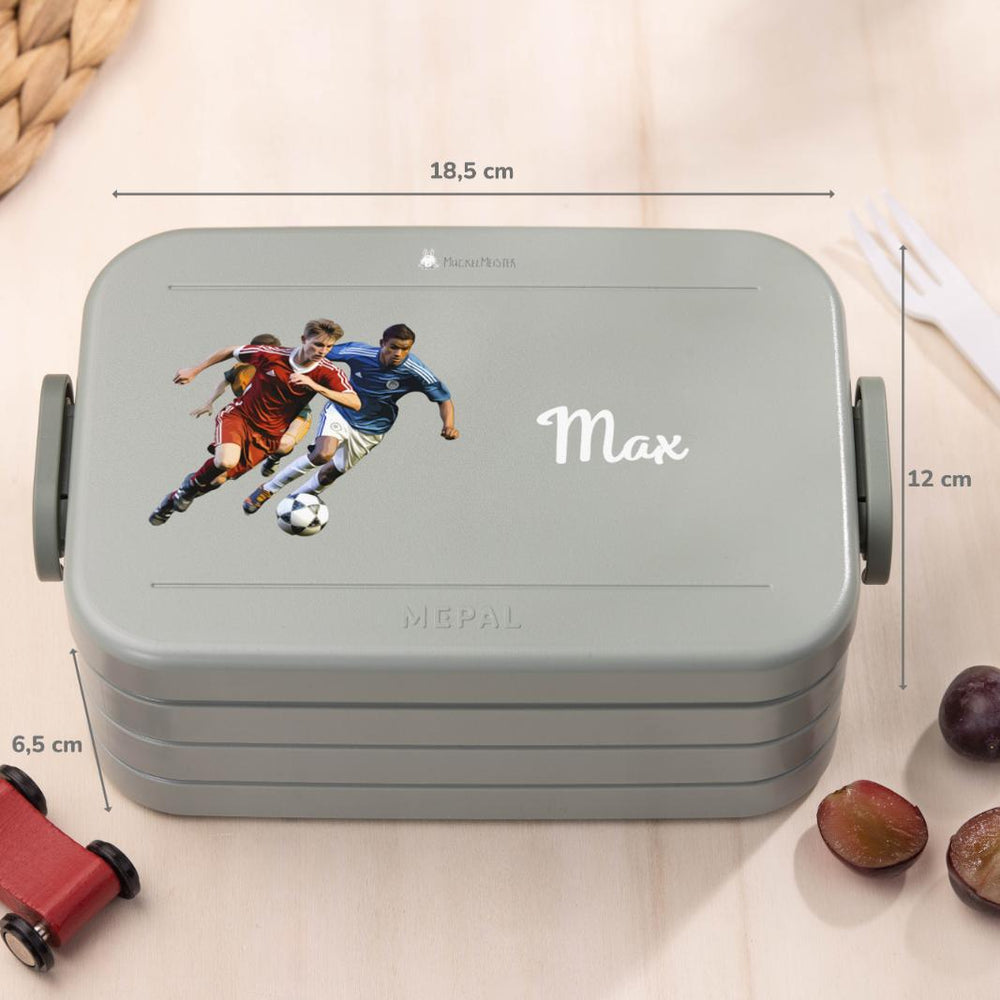 Mepal Brotdose Personalisiert - Take a Break - Fußballer - Muckelmeister