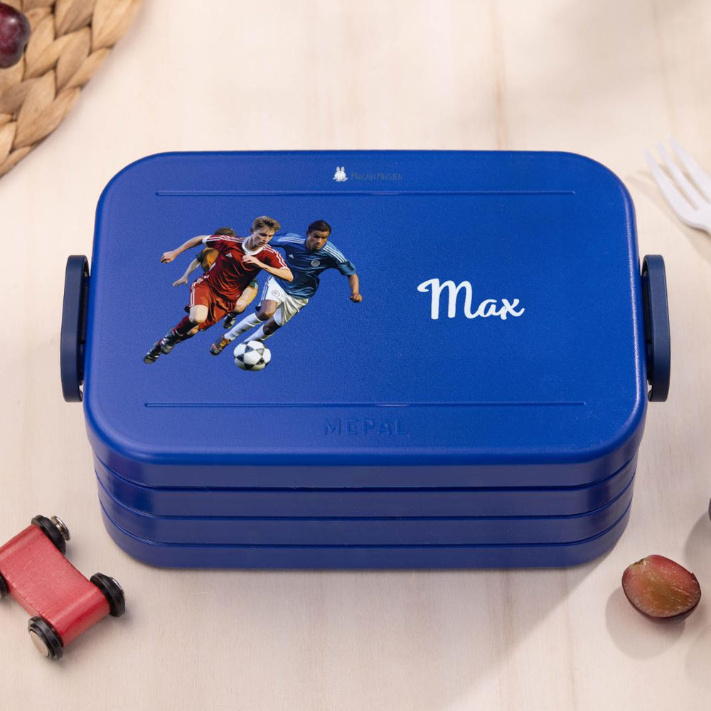 Mepal Brotdose Personalisiert - Take a Break - Fußballer - Muckelmeister