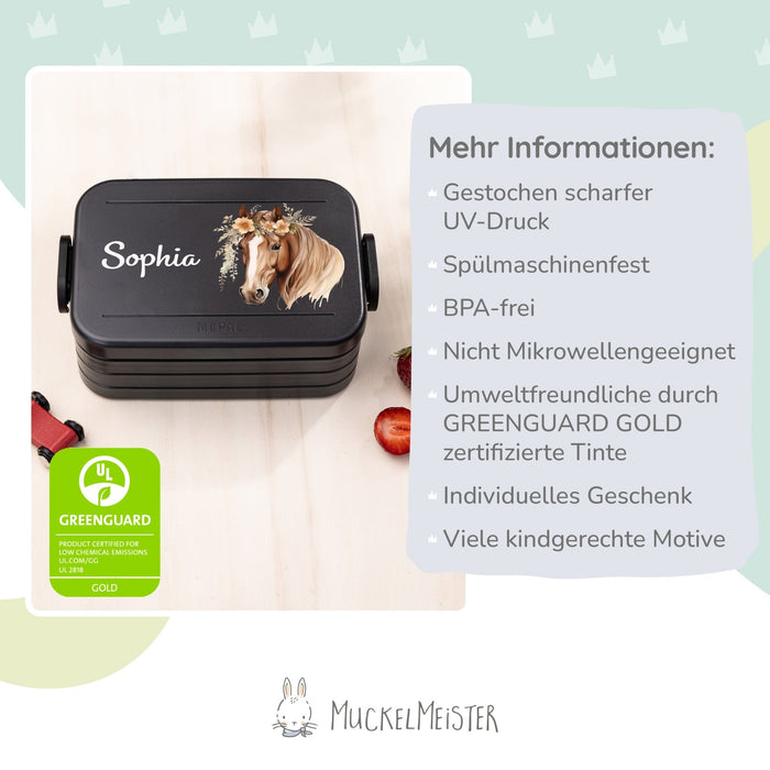 Mepal Brotdose Personalisiert - Take a Break - Pferd 