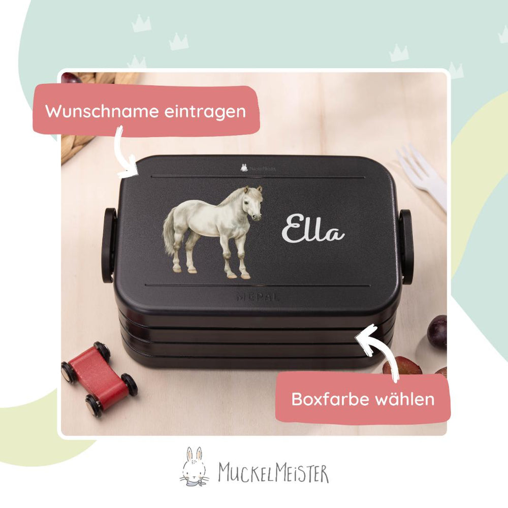 Mepal Brotdose Personalisiert - Take a Break - Pferd 